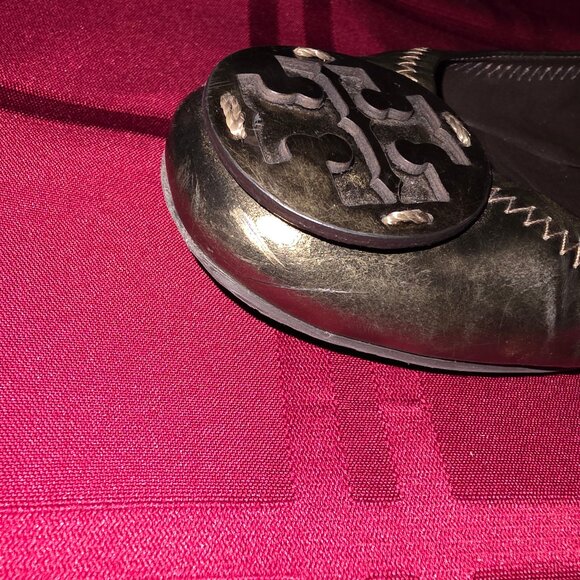 Tory Burch, Gold Toned Ballet Flats, USED, Women's Size 9 - Picture 2 of 5